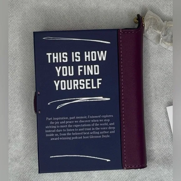 NWT Coach Book Charm Untamed By Glennon Doyle 352 Pages CFK44 Limited Edition - Picture 4 of 5